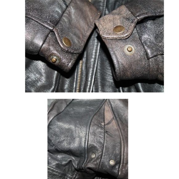 New Mickey Mouse Leather Bomber Biker Jacket - Picture 15 of 16